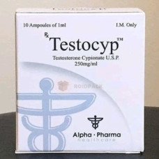 Alpha Pharma Testosterone Cypionate 250mg 10 Ampoules