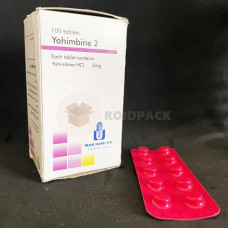 Iran Yohimbine Hcl 2mg 100 Tablets