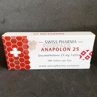 Swiss Pharma Anapolon 25mg 100 Tablets Swiss Pharma Anapolon 25mg 100 Tablets