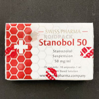 Swiss Pharma Stanobol 50mg 10 Ampoules